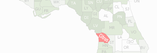 Citrus County Map