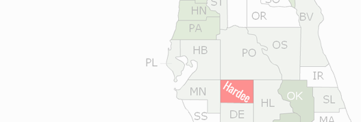 Hardee County Map